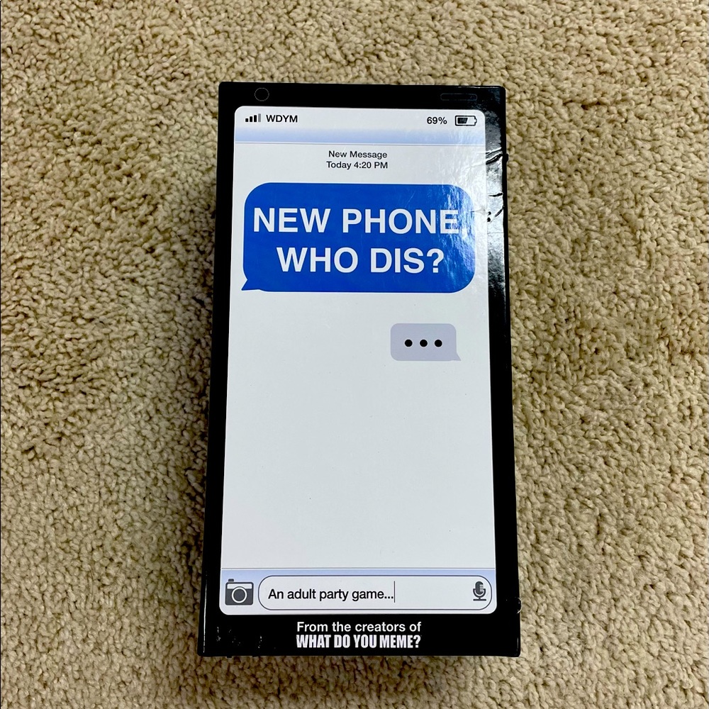 New Phone, Who Dis? card game